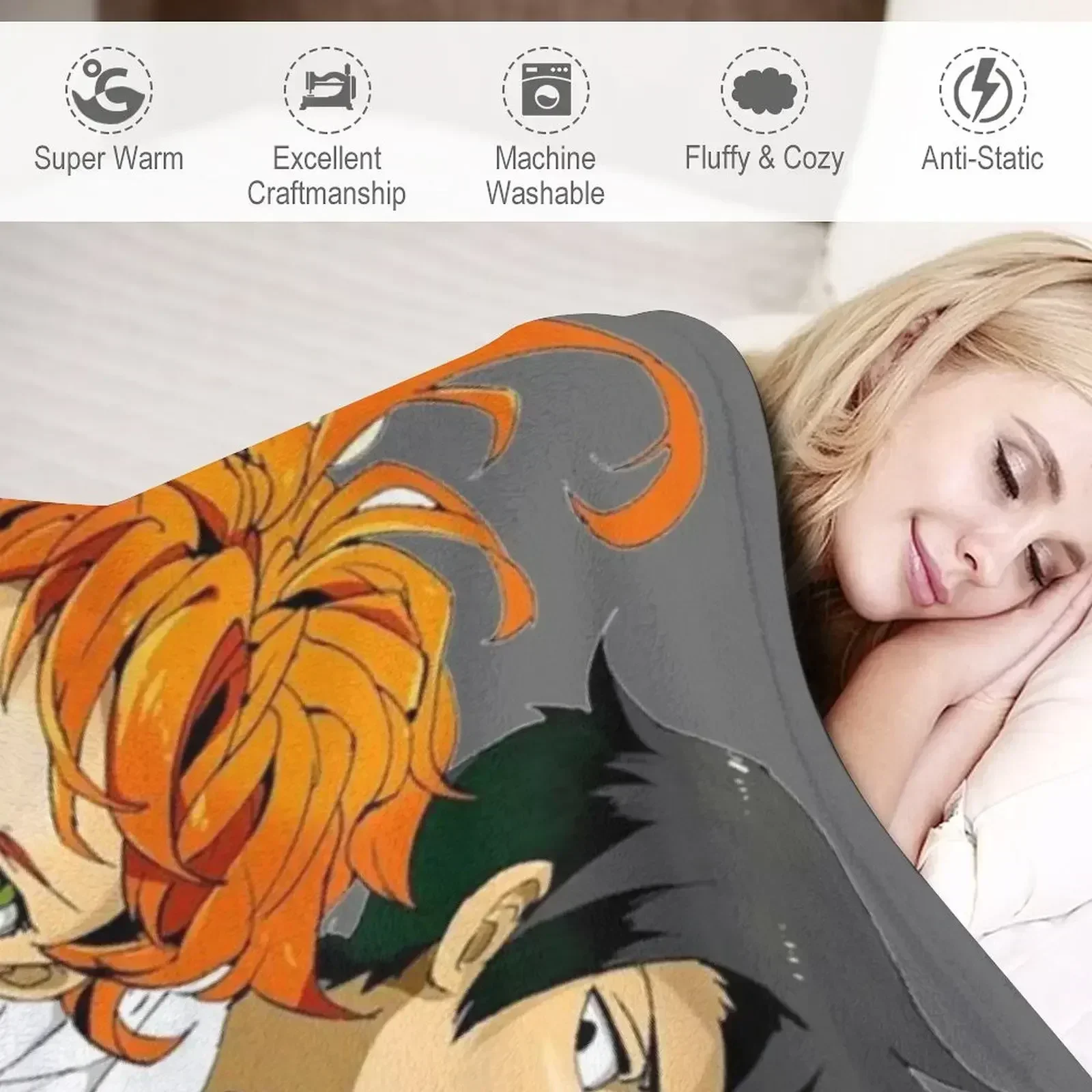 The Promised Neverland Throw B - Anime Cosplay Idea recension och pris