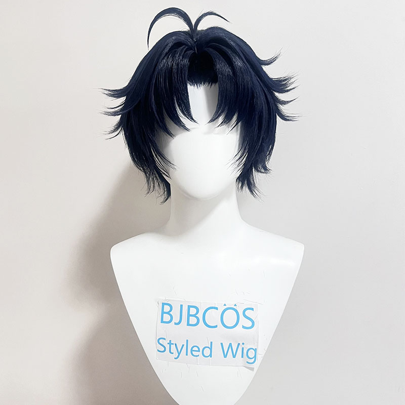 [Styled Wig]Asaba Harumasa Cos - Anime Cosplay Blue Hair recension och pris