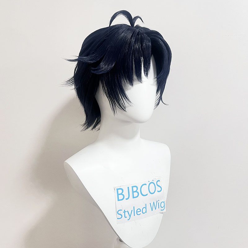 [Styled Wig]Asaba Harumasa Cos - Anime Cosplay Blue Hair recension och pris