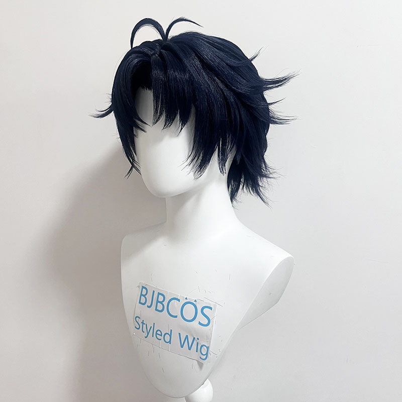 [Styled Wig]Asaba Harumasa Cos - Anime Cosplay Blue Hair recension och pris