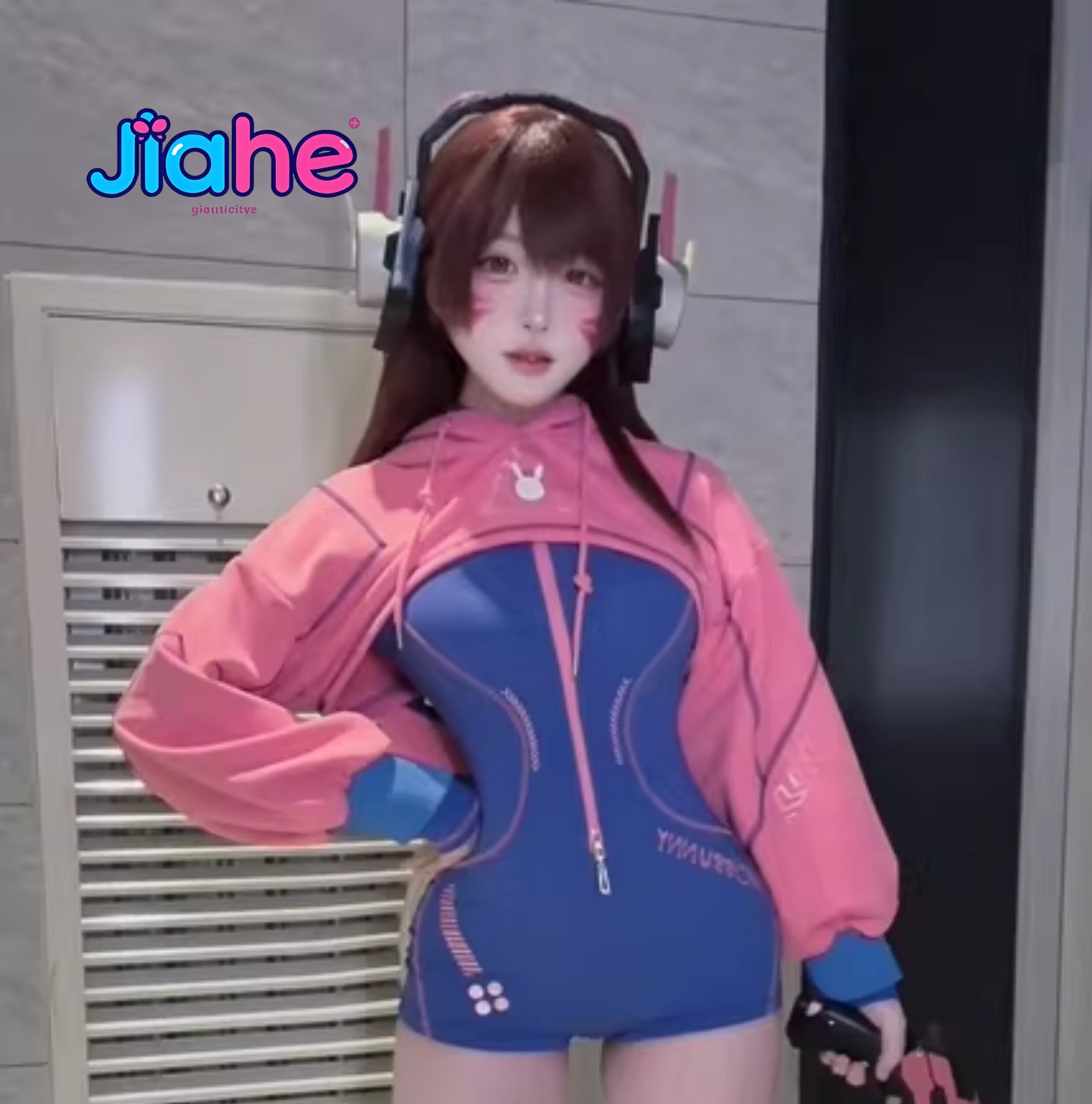 In stock D.Va Overwatch Cospla - Anime Cosplay Jumpsuit recension och pris