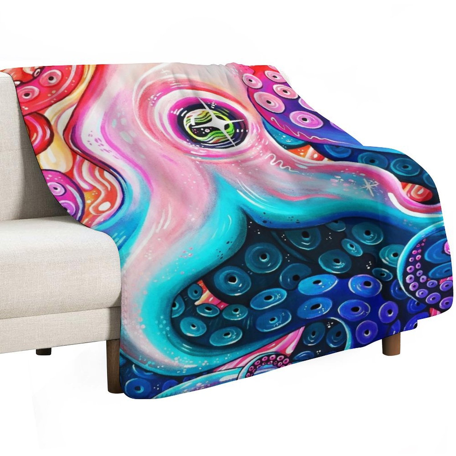 GlitterOctopus Throw Blanket v - Anime Cosplay Idea recension och pris